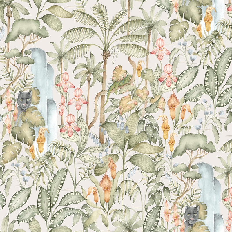 Elysian Canopy Moss Wallpaper by Voyage Maison | ECANOPY/WPO/MOS