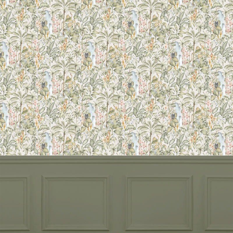 Elysian Canopy Moss Wallpaper by Voyage Maison | ECANOPY/WPO/MOS