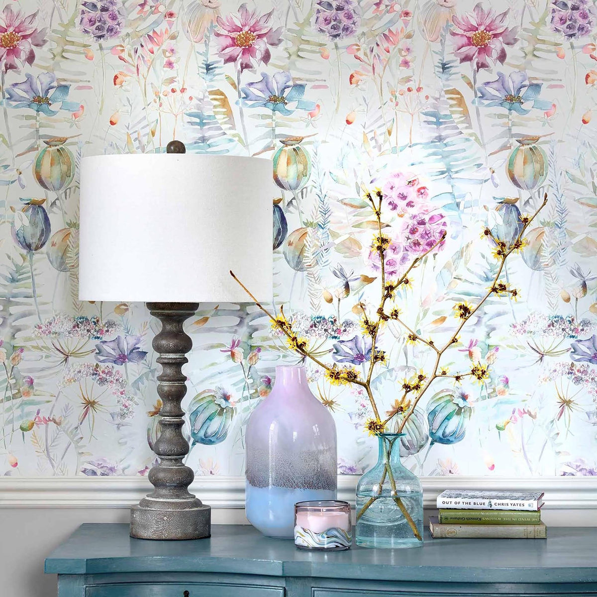 Edenmuir Raspberry Wallpaper by Voyage Maison | EDENMUI/WPO/RAS