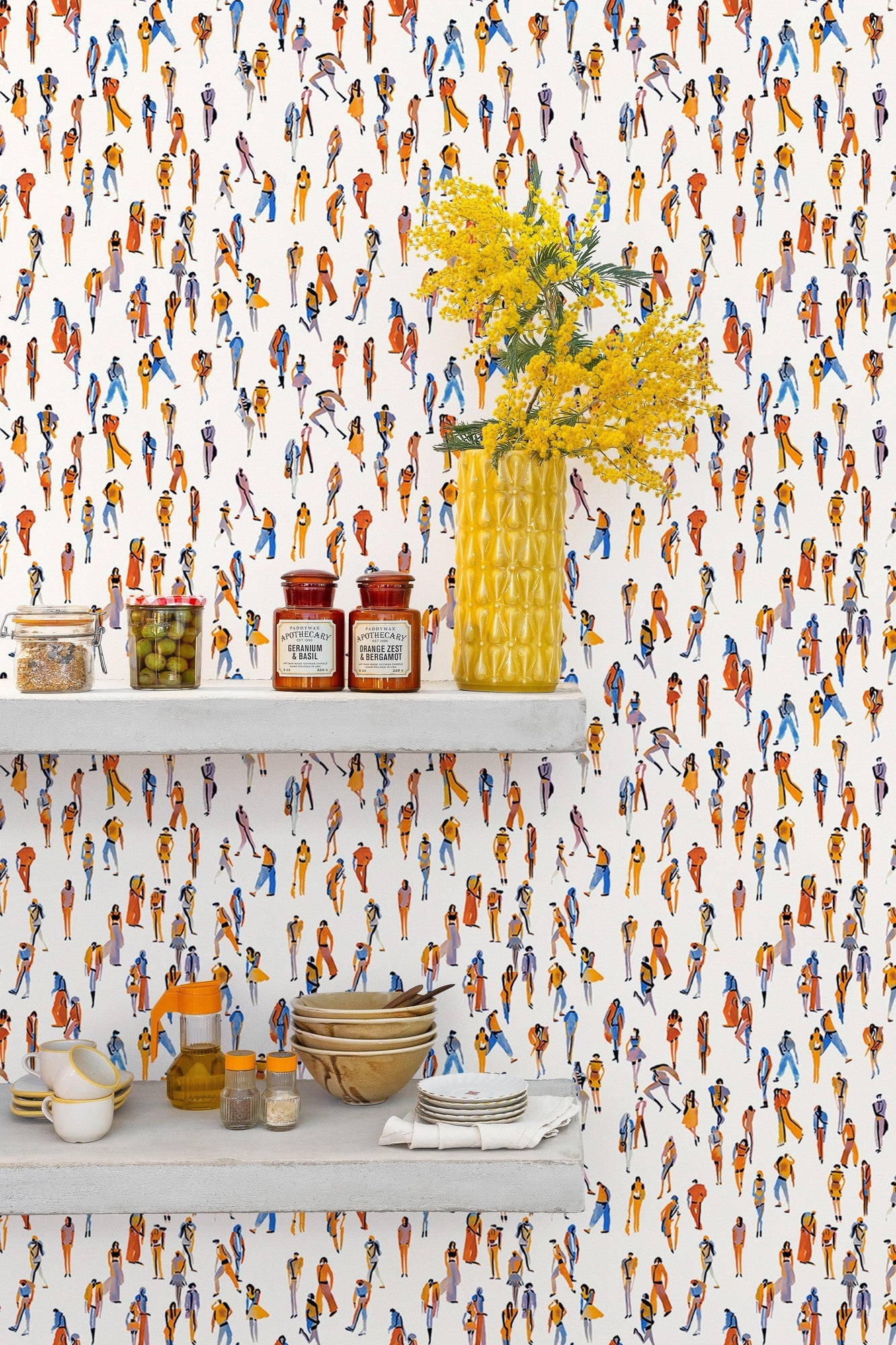 EF4901-1 Unique people White L'Enfant Terrible Wallpaper by Tres Tintas