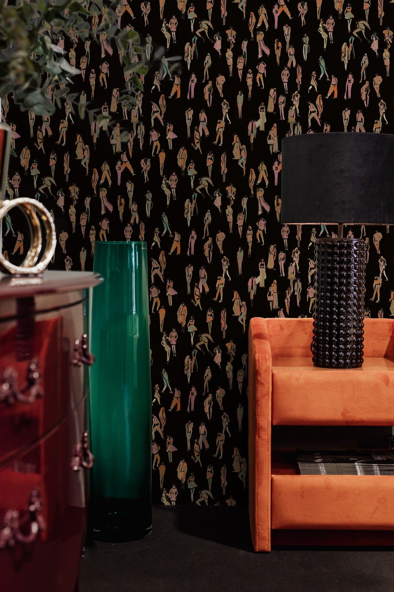 EF4901-5 Unique people Black L'Enfant Terrible Wallpaper by Tres Tintas