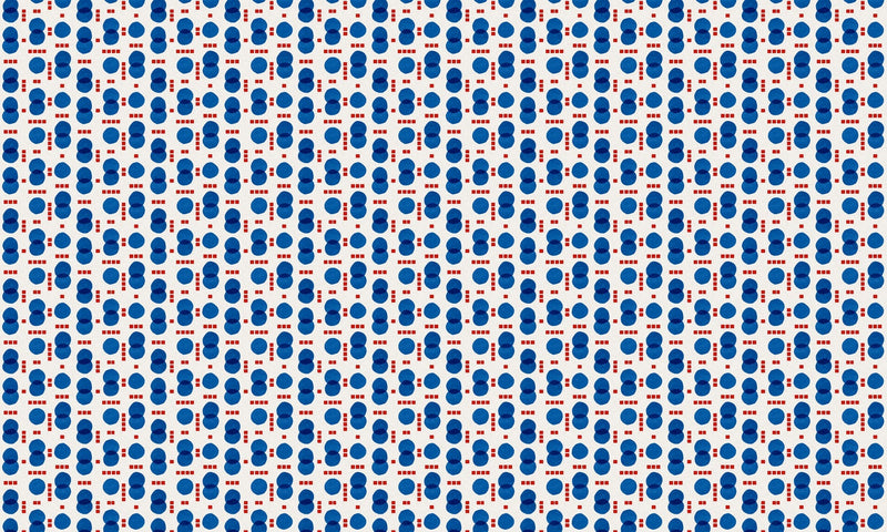 EF4902-1 Rebel Dots Blue L'Enfant Terrible Wallpaper by Tres Tintas