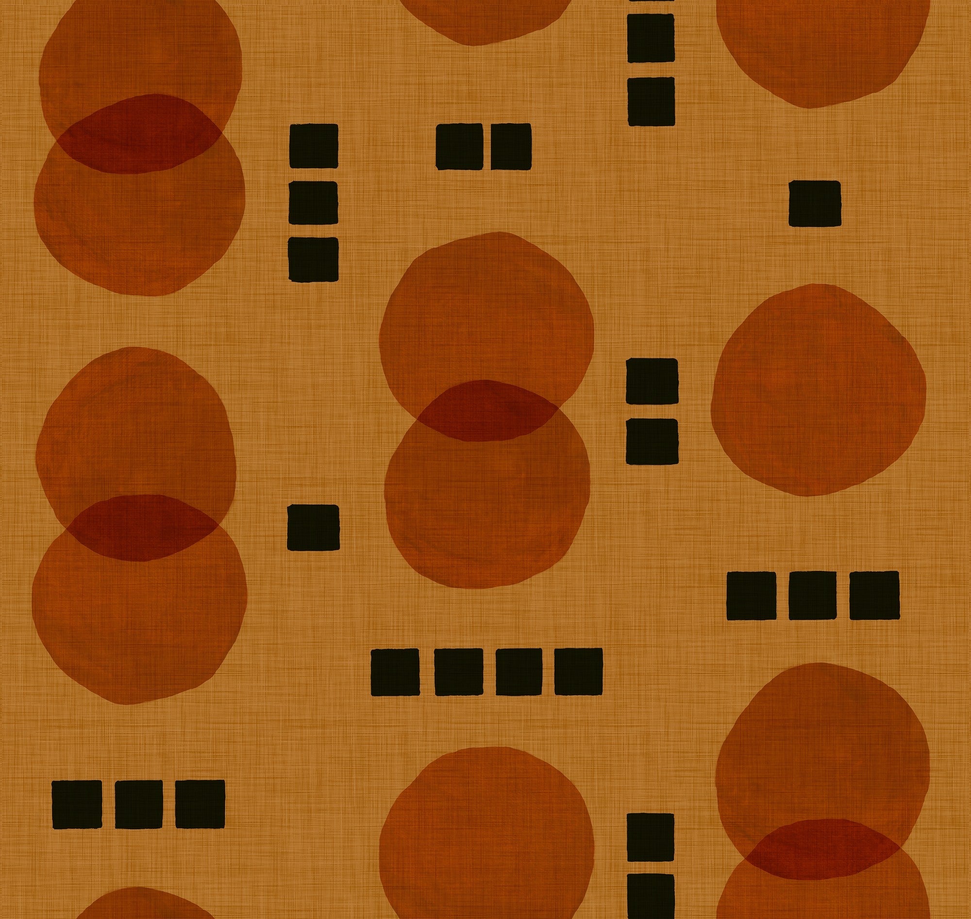 EF4902-3 Rebel Dots Orange L'Enfant Terrible Wallpaper by Tres Tintas