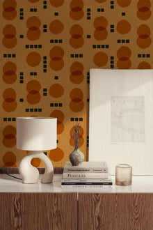 EF4902-3 Rebel Dots Orange L'Enfant Terrible Wallpaper by Tres Tintas