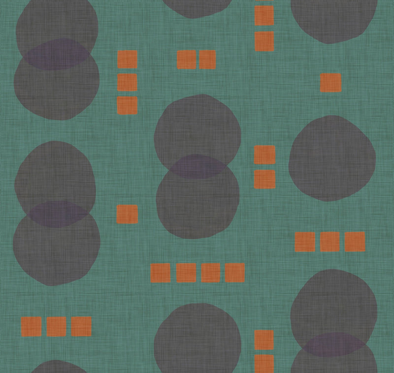 EF4902-4 Rebel Dots Turquoise L'Enfant Terrible Wallpaper by Tres Tintas
