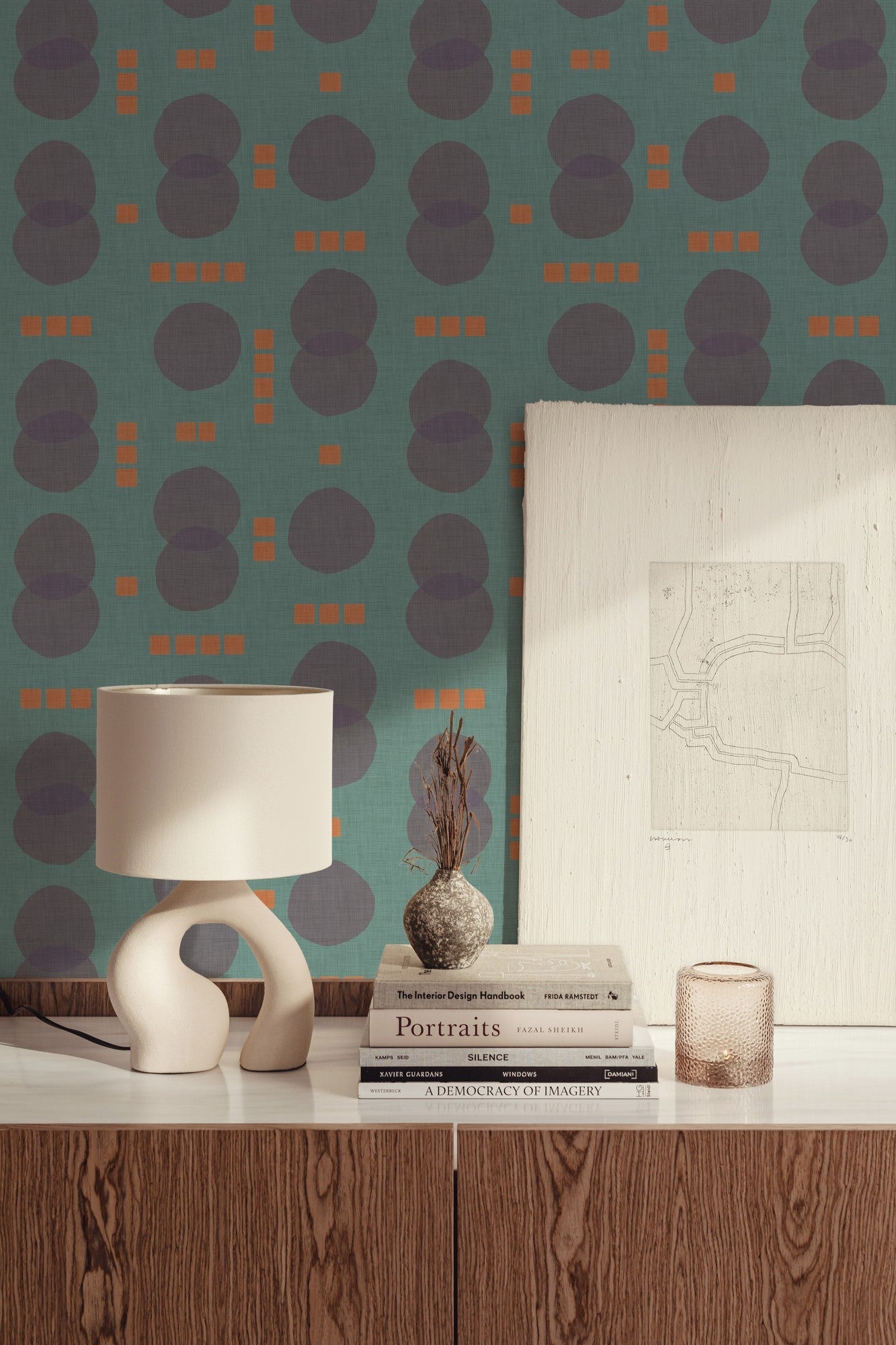 EF4902-4 Rebel Dots Turquoise L'Enfant Terrible Wallpaper by Tres Tintas
