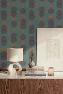 EF4902-4 Rebel Dots Turquoise L'Enfant Terrible Wallpaper by Tres Tintas