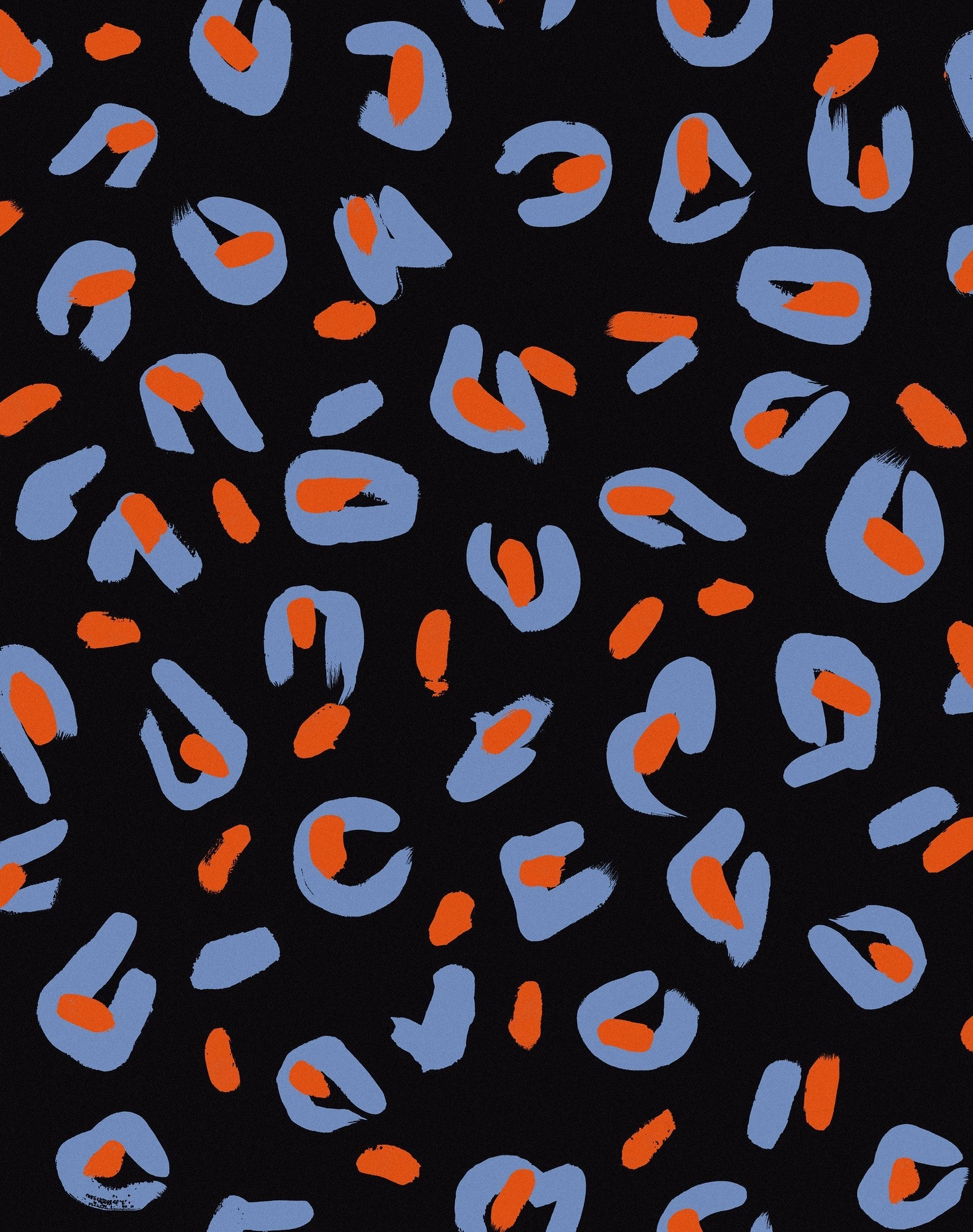 EF4903-1 Funky Leopard Black L'Enfant Terrible Wallpaper by Tres Tintas