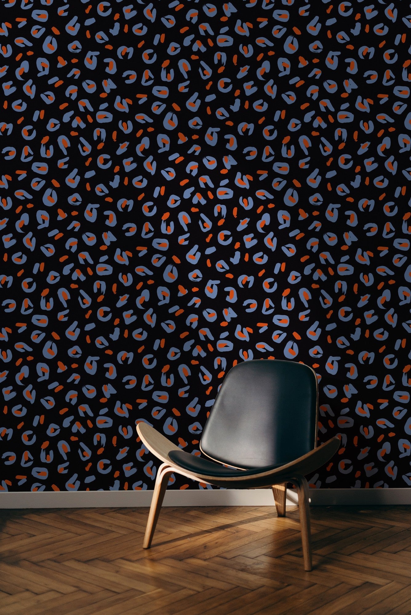 EF4903-1 Funky Leopard Black L'Enfant Terrible Wallpaper by Tres Tintas