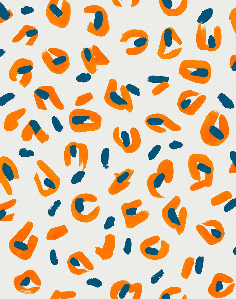 EF4903-2 Funky Leopard White L'Enfant Terrible Wallpaper by Tres Tintas