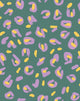 Funky Leopard Turquoise L'Enfant Terrible Wallpaper by Tres Tintas