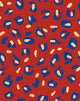 Funky Leopard Red L'Enfant Terrible Wallpaper by Tres Tintas