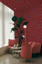 EF4903-4 Funky Leopard Red L'Enfant Terrible Wallpaper by Tres Tintas