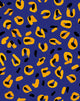 Funky Leopard Blue L'Enfant Terrible Wallpaper by Tres Tintas