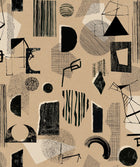 EF4904-1 Brave Partiture Kraft L'Enfant Terrible Wallpaper by Tres Tintas