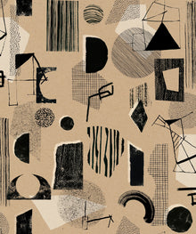 EF4904-1 Brave Partiture Kraft L'Enfant Terrible Wallpaper by Tres Tintas