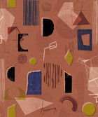 EF4904-2 Brave Partiture Red L'Enfant Terrible Wallpaper by Tres Tintas