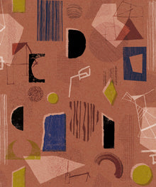 EF4904-2 Brave Partiture Red L'Enfant Terrible Wallpaper by Tres Tintas