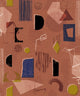 Brave Partiture Red L'Enfant Terrible Wallpaper by Tres Tintas