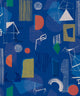 Brave Partiture Blue L'Enfant Terrible Wallpaper by Tres Tintas