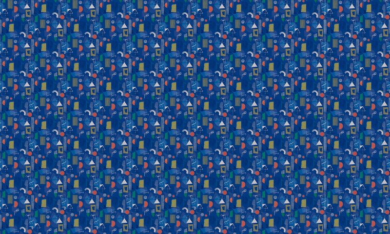 EF4904-3 Brave Partiture Blue L'Enfant Terrible Wallpaper by Tres Tintas