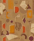 EF4904-4 Brave Partiture Cinnamon L'Enfant Terrible Wallpaper by Tres Tintas