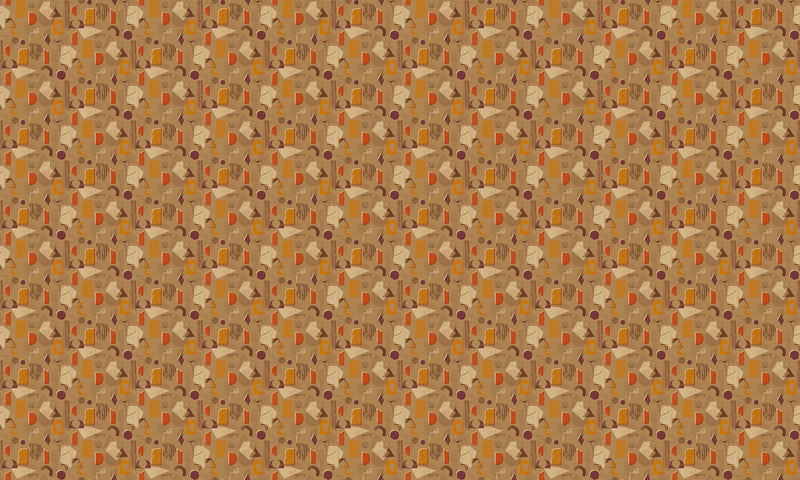 EF4904-4 Brave Partiture Cinnamon L'Enfant Terrible Wallpaper by Tres Tintas