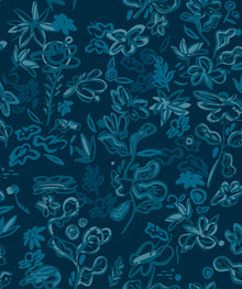 EF4905-1 Crazy Flowers Azul L'Enfant Terrible Wallpaper by Tres Tintas