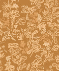 Crazy Flowers Ochre L'Enfant Terrible Wallpaper by Tres Tintas