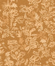 Crazy Flowers Ochre L'Enfant Terrible Wallpaper by Tres Tintas