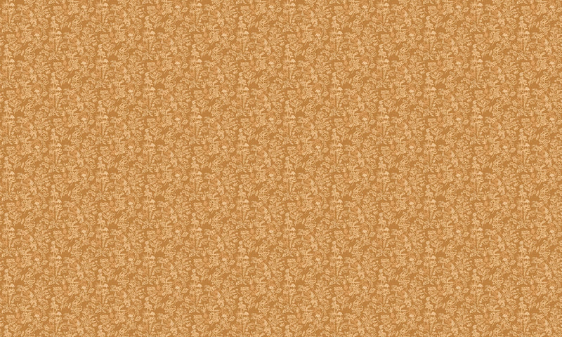 EF4905-3 Crazy Flowers Ochre L'Enfant Terrible Wallpaper by Tres Tintas