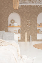 EF4905-5 Crazy Flowers Beige L'Enfant Terrible Wallpaper by Tres Tintas