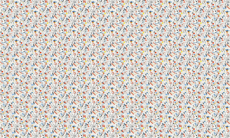 EF4906-2 Funny Shapes White L'Enfant Terrible Wallpaper by Tres Tintas