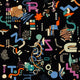 Funny Shapes Black L'Enfant Terrible Wallpaper by Tres Tintas