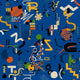Funny Shapes Azul L'Enfant Terrible Wallpaper by Tres Tintas