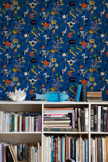 EF4906-4 Funny Shapes Azul L'Enfant Terrible Wallpaper by Tres Tintas
