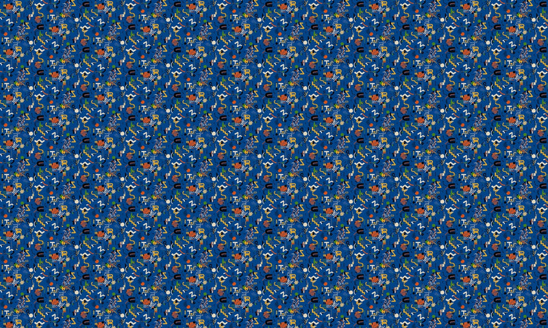 EF4906-4 Funny Shapes Azul L'Enfant Terrible Wallpaper by Tres Tintas
