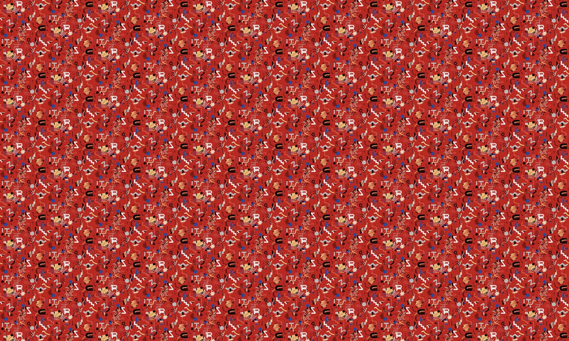 EF4906-5 Funny Shapes Red L'Enfant Terrible Wallpaper by Tres Tintas