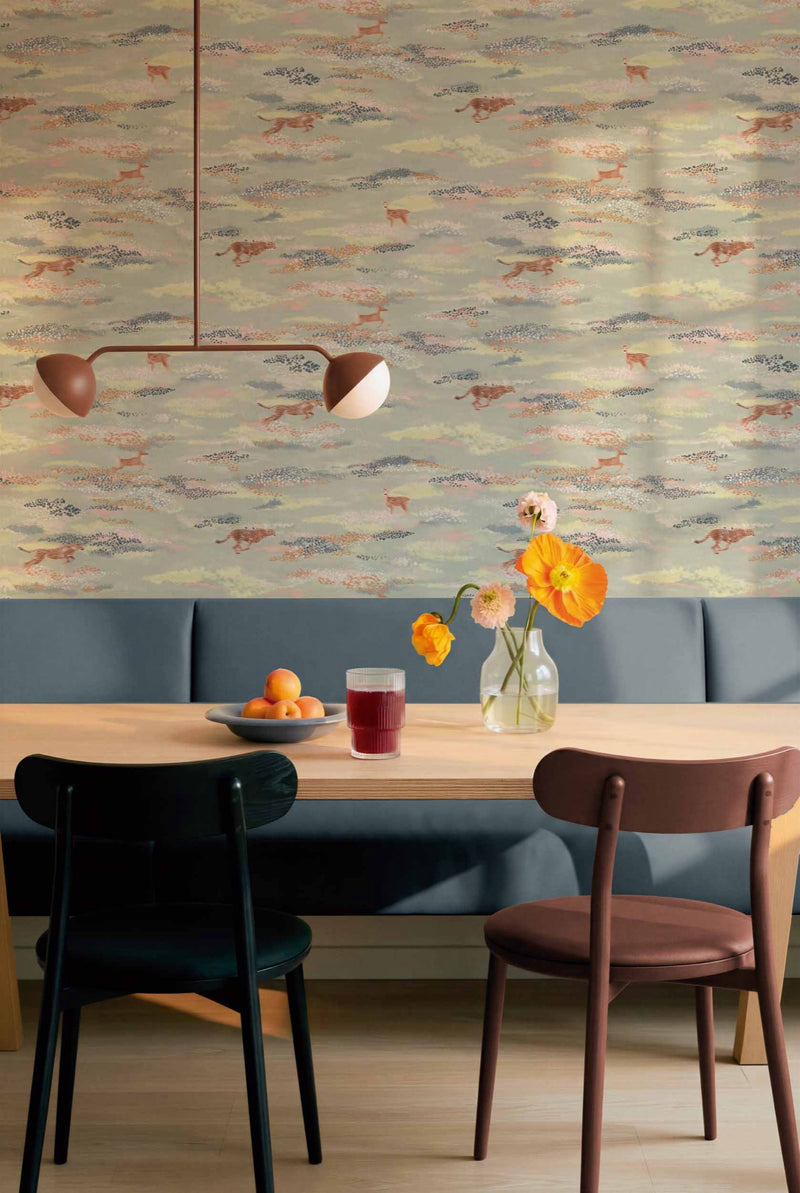 EL5506-5 Fantastic Visions Mint Entre Luces Wallpaper by Tres Tintas - room