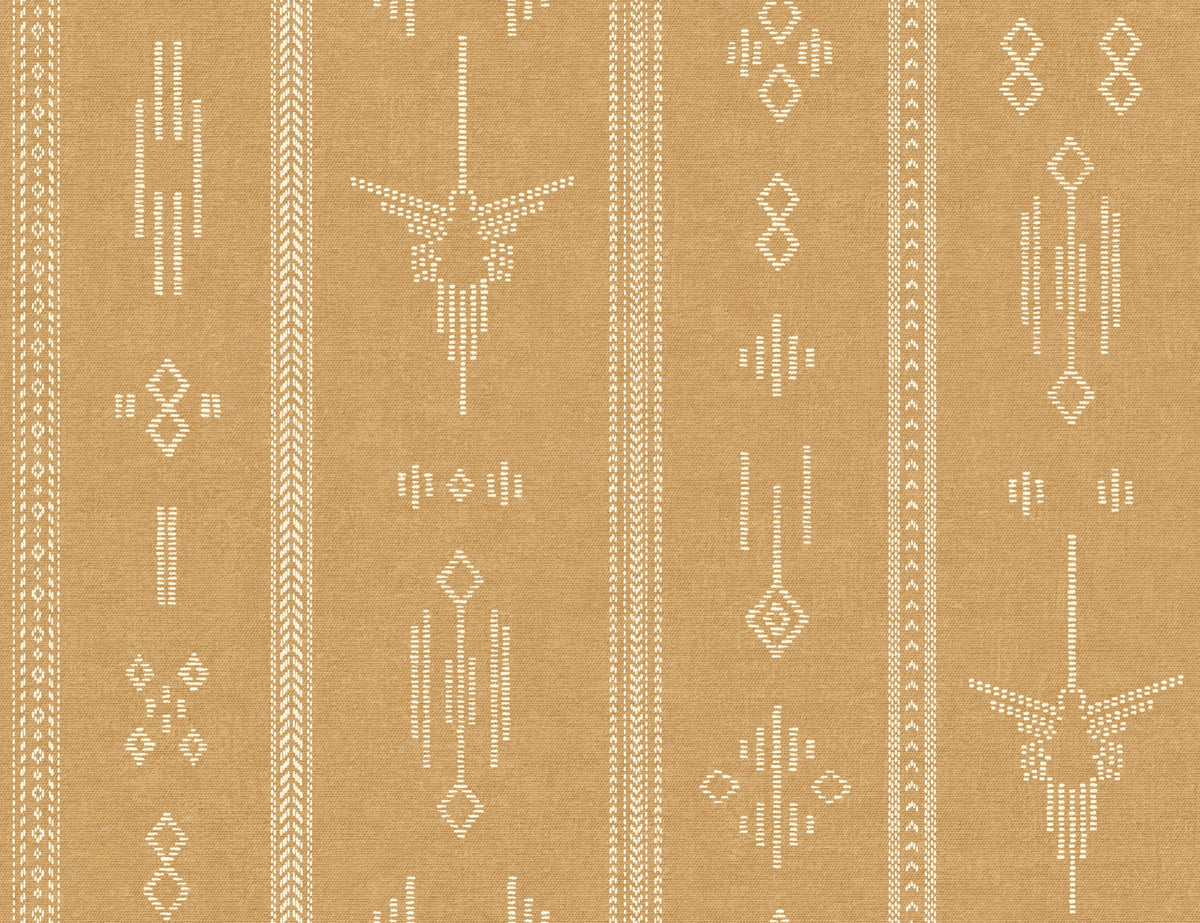 EL5507-1 Nazca Lines Amber Entre Luces Wallpaper by Tres Tintas - flat