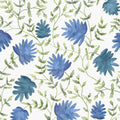 Elai Denim Country Folk Wallpaper by Voyage Maison