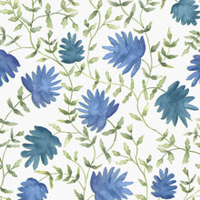 Elai Denim Country Folk Wallpaper by Voyage Maison | ELAI/WPO/DEN