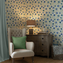 Elai Denim Country Folk Wallpaper by Voyage Maison | ELAI/WPO/DEN