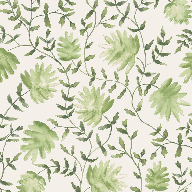 Elai Sage Country Folk Wallpaper by Voyage Maison | ELAI/WPO/SAG