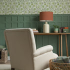 Elai Sage Country Folk Wallpaper by Voyage Maison | ELAI/WPO/SAG