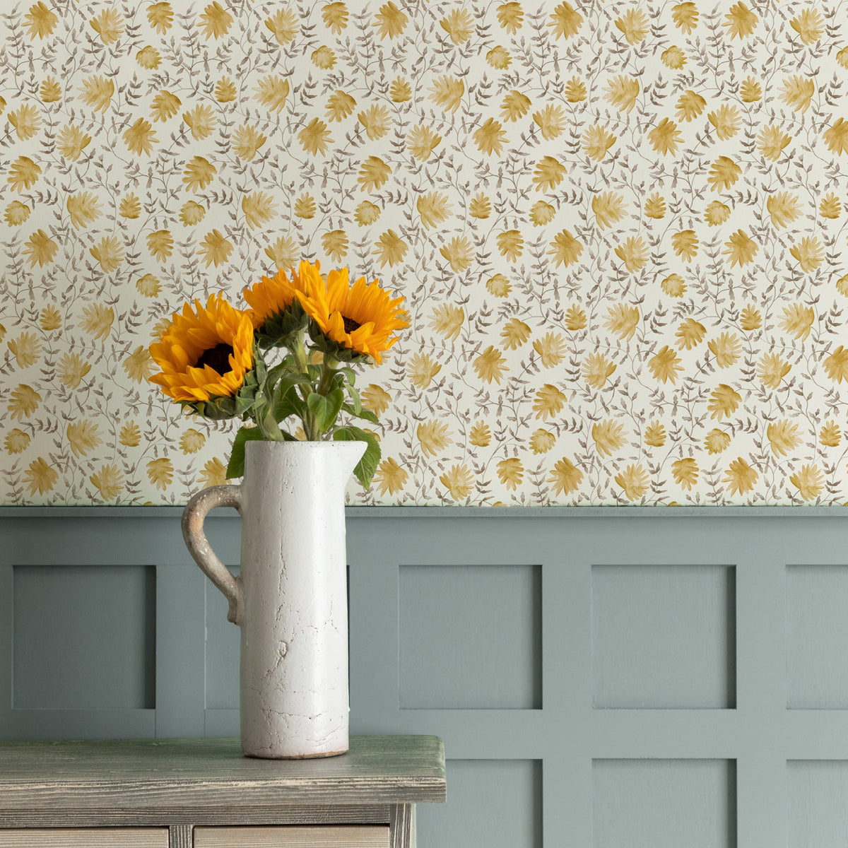 Elai Stone Country Folk Wallpaper by Voyage Maison | ELAI/WPO/STO