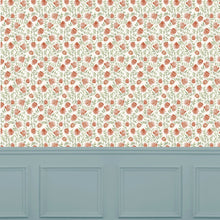 Elai Terracotta Country Folk Wallpaper by Voyage Maison | ELAI/WPO/TER