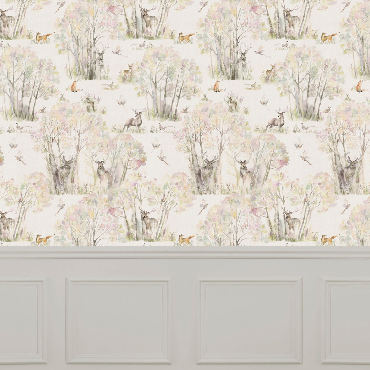 Enchanted Forest Linen Wallpaper by Voyage Maison | ENCHANT/WPO/LIN