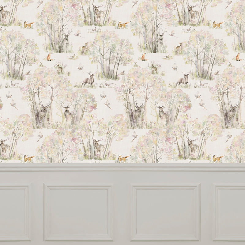 Enchanted Forest Linen Wallpaper by Voyage Maison | ENCHANT/WPO/LIN