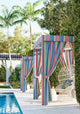 Esprit Stripe Navy and Sky Soleil Fabric by Thibaut